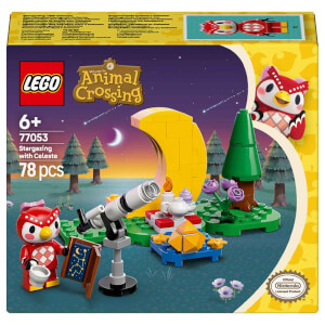 LEGO Animal Crossing Celeste ile Yıldız Gözlemleme 77053 - 6 Yaş ve Üzeri Astronomiye Meraklı Çocuklar için Yaratıcı Oyuncak Yapım Seti (78 Parça)