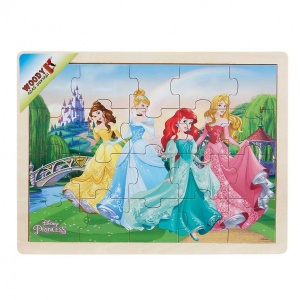 Disney Princess Ahşap Puzzle 20 Parça 