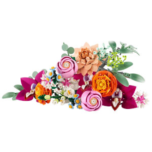 LEGO Botanicals Pembe Çiçek Buketi 10342 - Yetişkinler için Dekoratif Çiçek Yapım Seti (749 Parça)