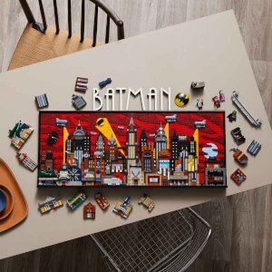 LEGO DC Batman: The Animated Series Gotham City 76271 Süper Kahraman Seven Yetişkinler için Koleksiyonluk Yaratıcı Sergileme Modeli Yapım Seti 4210 Parça