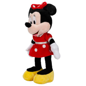 Minnie Kırmızı Elbiseli Peluş 38 cm