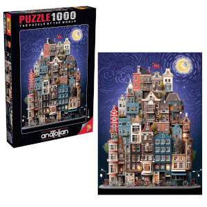 1000 Parça Puzzle: Amsterdam Starry Night