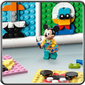 LEGO® ǀ Disney: Disney Animasyon İkonlarının 100 Yılı 43221 - 6 Yaş ve Üzeri Çocuklar için Mickey Fare, Donald Duck ve Diğer Disney Karakterlerini İçeren Koleksiyonluk Yaratıcı Oyuncak Yapım Seti (1022 Parça)