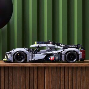  LEGO Technic PEUGEOT 9X8 24H Le Mans Hybrid Hypercar 42156 - Motor Sporları Hayranı Yetişkinler için Koleksiyonluk ve Sergilenebilir Model Araba Yapım Seti (1775 Parça)