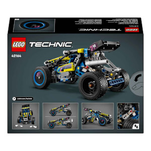 LEGO® Technic Arazi Yarışı Arabası 42164 - 8 Yaş ve Üzeri Çocuklar için Koleksiyonluk Yaratıcı Oyuncak Model Yapım Seti (219 Parça)