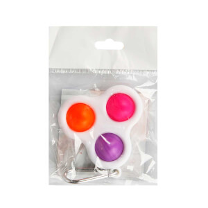 Push Pop Bubble Pop It Duyusal Oyuncak Özel Pop Stres Anahtarlık 3’lü