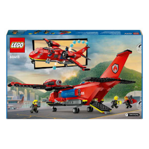LEGO® City İtfaiye Kurtarma Uçağı 60413 - 6 Yaş ve Üzeri Çocuklar için İtfaiyeci Minifigürü İçeren Yaratıcı Oyuncak Yapım Seti (478 Parça)