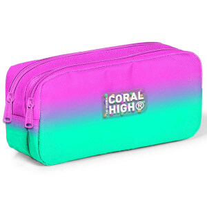 Coral High Pembe Yeşil Kalem Kutusu 12074