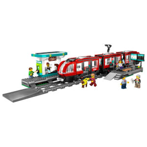 LEGO City Şehir Merkezi Tramvay İstasyonu 60423 - 7 Yaş ve Üzeri Oyuncak Tren ve Araç Meraklıları için Yaratıcı Oyuncak Yapım Seti (811 Parça)