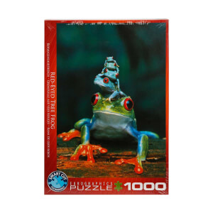 1000 Parça Puzzle : Red Eyed Tree Frog
