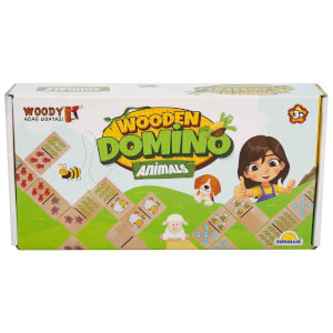 Woody Ahşap Domino Animals 