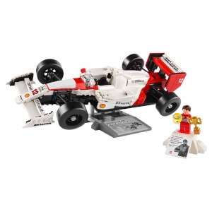 LEGO Icons McLaren MP4/4 ve Ayrton Senna 10330 - Araç Tutkunu Yetişkinler için Koleksiyonluk Yaratıcı Model Araba Yapım Seti (693 Parça)
