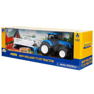 1:32 New Holland T7.270 Traktör Çiftlik Oyun Seti