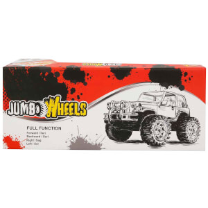 1:18 Uzaktan Kumandalı Jumbo Wheels Usb Şarjlı Araba 26 cm