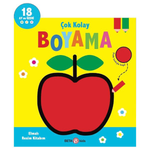 Çok Kolay Boyama - Elmalı Resim Kitabım