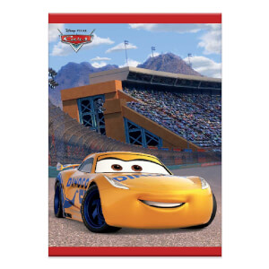 Cars Çizgili Defter A5 40 Yaprak 