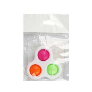 Push Pop Bubble Pop It Duyusal Oyuncak Özel Pop Stres Anahtarlık 3’lü