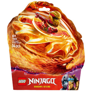 LEGO NINJAGO Kai’nin Ejderha Spinjitzu Topacı 71823 - 6 Yaş ve Üzeri Çocuklar için 2 Ninja Minifigürü İçeren Yaratıcı Oyuncak Yapım Seti (54 Parça)