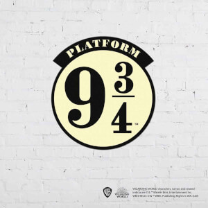 Harry Potter Platform Dokuz Üç Çeyrek Tabela Büyük