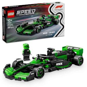 LEGO Speed Champions KICK Sauber F1 Team C44 Yarış Arabası 77247 - 10 Yaş ve Üzeri Çocuklar için Sürücü Minifigürü İçeren Yaratıcı Oyuncak Yapım Seti (259 Parça)