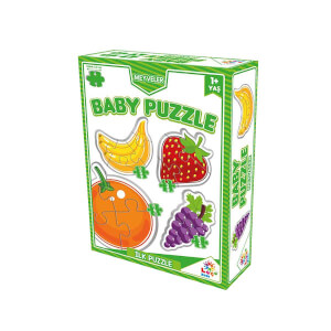 2 + 3 + 4 + 5 Parça Baby Puzzle: Meyveler