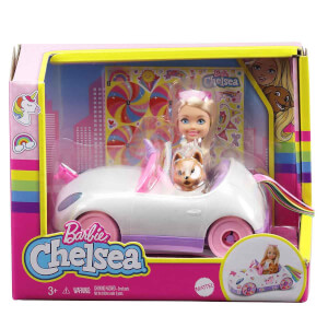 Barbie Club Chelsea Bebek ve Arabası GXT41