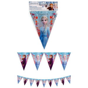 Frozen 2 Desenli Bayrak Flama