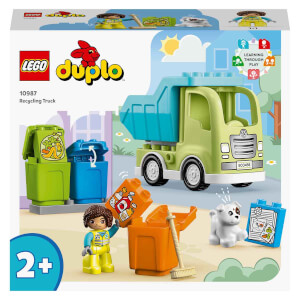 LEGO DUPLO Kasabası Geri Dönüşüm Kamyonu 10987 - 2 Yaş ve Üzeri Çocuklar için Geri Dönüşümü Öğreten, Oyuncak Kamyon İçeren Eğitici Oyuncak Yapım Seti (15 Parça)