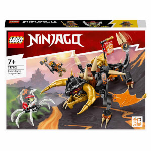 LEGO NINJAGO Cole’un Toprak Ejderhası EVO 71782 - 7 Yaş ve Üzeri Çocuklar İçin Cole ve İskelet Minifigürleri İçeren Yaratıcı Oyuncak Yapım Seti (285 Parça)