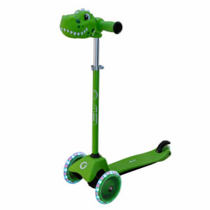 Evo 3 Tekerlekli Dino Işıklı Mini Cruiser Scooter