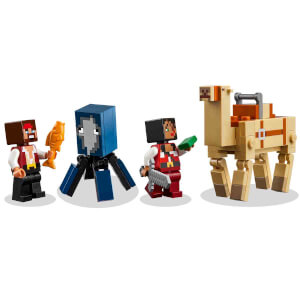 LEGO Minecraft Korsan Gemisi Yolculuğu 21259 – 8 Yaş ve Üzeri Macera Oyunları Seven Çocuklar İçin Korsan, Mürekkep Balığı ve Deve içeren Yaratıcı Oyuncak Yapım Seti (166 Parça)