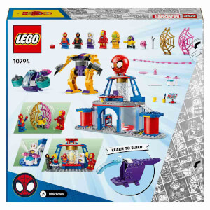 LEGO 4+ Spidey Takımı Ağ Örücü Karargahı 10794 - 4 Yaş ve Üzeri Çocuklar için 5 Minifigür İçeren Yaratıcı Oyuncak Yapım Seti (193 Parça)