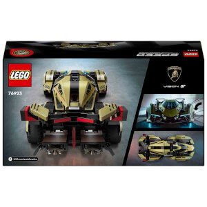 LEGO Speed Champions Lamborghini Lambo V12 Vision GT Süper Araba 76923 – 10 Yaş ve Üzeri Araç Tutkunları İçin Yaratıcı Oyuncak Yapım Seti (230 Parça)