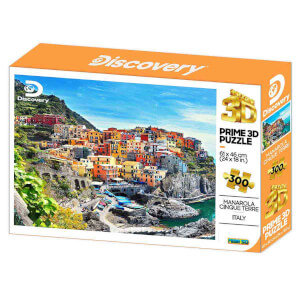 Prime 3D 300 Parça 3D Puzzle: Manarola Puzzle 