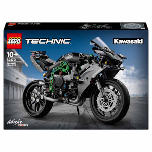 LEGO Technic Kawasaki Ninja H2R Motosiklet 42170 - 10 Yaş ve Üzeri Çocuklar için Koleksiyonluk Yaratıcı Oyuncak Model Yapım Seti (643 Parça)