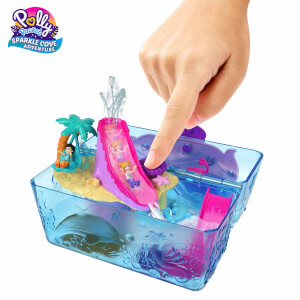 Polly Pocket Sparkle Cove Macera Adası Hazine Sandığı Oyun Seti HKV47