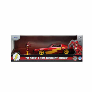 1:32 1973 Chevrolet Camaro Model Araba The Flash Figür