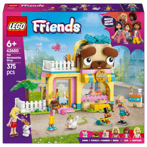 LEGO Friends Evcil Hayvan Aksesuar Dükkanı 42650 - 6 Yaş ve Üzeri Çocuklar için Mini Bebek, Kedi ve Köpek Minifigürü İçeren Yaratıcı Oyuncak Yapım Seti (375 Parça)