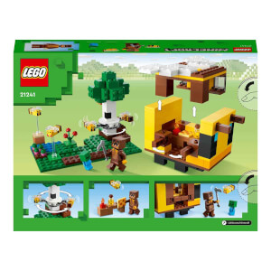 LEGO Minecraft Arı Evi 21241 - 8 Yaş ve Üzeri Çocuklar için Arı Çiftliği ve Arı Kovanı İçeren Oyuncak Yapım Seti (254 Parça)