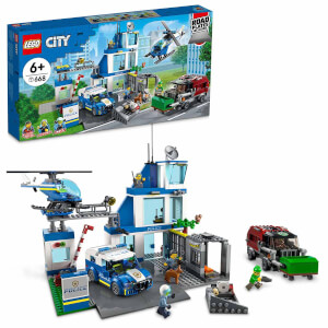 LEGO® City Polis Merkezi 60316 - 6 Yaş ve Üzeri Çocuklar için Yaratıcı Oyuncak Yapım Seti (668 Parça)