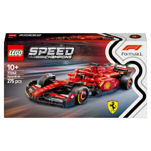 LEGO Speed Champions Ferrari SF-24 F1 Yarış Arabası 77242 - 10 Yaş ve Üzeri Çocuklar için Yarış Arabası ve Sürücü Minifigürü İçeren Yaratıcı Oyuncak Yapım Seti (275 Parça)