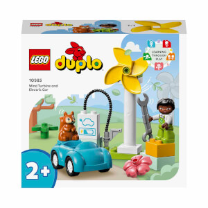  LEGO DUPLO Kasabası Rüzgar Türbini 10985 - 2 Yaş ve Üzeri Çocuklar için Sürdürülebilir Yaşam Eğitici Oyuncak Yapım Seti (16 Parça)