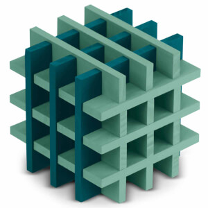 Keva Colors Mavi Ahşap Yapı Blokları 100 Parça 