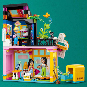 LEGO® Friends Vintage Giyim Mağazası 42614 - 6 Yaş ve Üzeri Çocuklar için Olly, Liann ve Jordin Minifigürü İçeren Yaratıcı Oyuncak Yapım Seti (409 Parça)