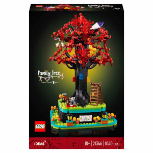 LEGO Ideas Aile Ağacı 21346 -  Ev, Ofis Dekore Etmeyi Seven Yetişkinler için Koleksiyonluk ve Sergilenebilir Yaratıcı Model Yapım Seti (1040 Parça)