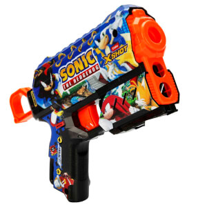 X-Shot Skins Flux Sonic The Hedgehog 8 Mermili Sünger Dart Atan Silah 21 cm