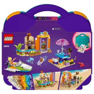 LEGO Friends Yaratıcı Plaj ve Seyahat Bavulu 42672 - 5 Yaş ve Üzeri Çocuklar için Mini Bebek İçeren Yaratıcı Oyuncak Yapım Seti (188 Parça)