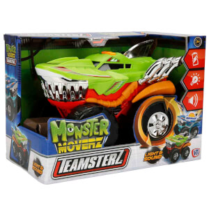 Teamsterz Monster Moverz Robo Shark Sesli ve Işıklı Motorize Köpek Balığı Araba 24 cm.