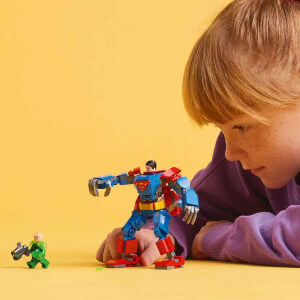 LEGO DC Superman Robotu, Lex Luthor’a Karşı 76302 - 6 Yaş ve Üzeri Süper Kahraman Sevenler için Yaratıcı Oyuncak Yapım Seti (120 Parça)