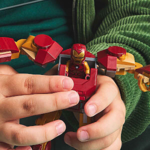 LEGO Marvel Iron Man Robotu, Ultron’a Karşı 76307 - 6 Yaş ve Üzeri Süper Kahraman Sevenler için Yaratıcı Oyuncak Yapım Seti (101 Parça)